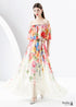 One-shoulder Ruffle Dress